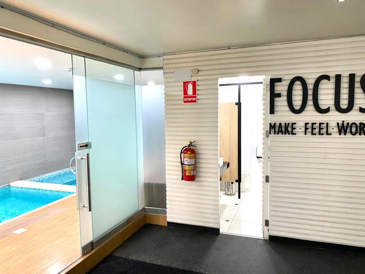 Hermoso Apartamento Con Piscina Miraflores- Canvas リマ エクステリア 写真